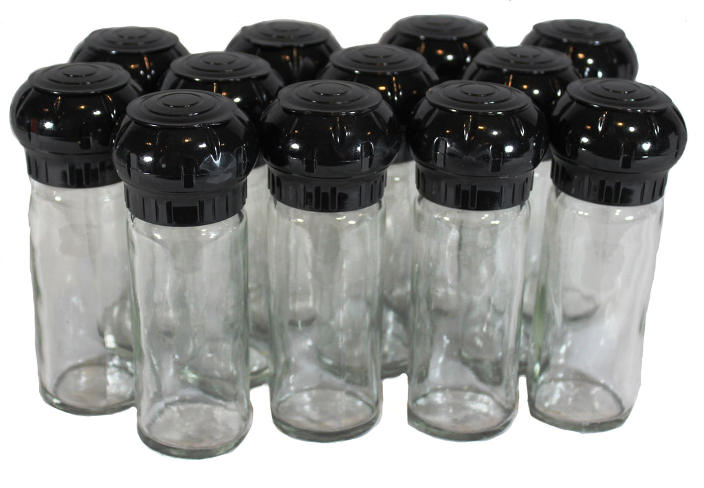 10 Plastic Spice Jar Salt Pepper Seasoning Condiment Bottles w/Sifter Lid  100ml